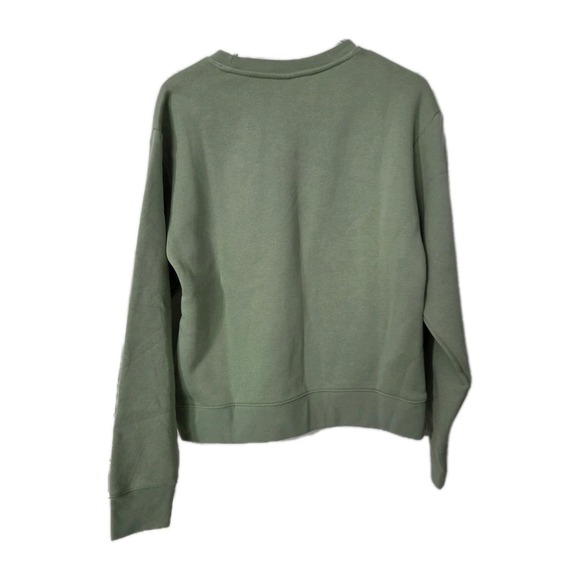 Champion Women's Crewneck Soft Comfort Fleece Sweatshirt Green, Small - Picture 4 of 4